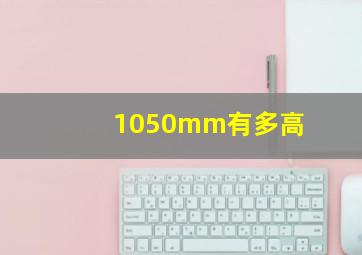 1050mm有多高