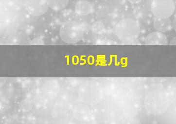 1050是几g