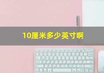 10厘米多少英寸啊