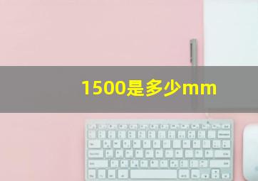 1500是多少mm