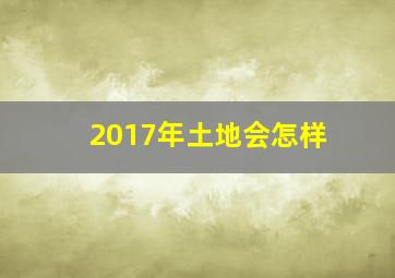 2017年土地会怎样