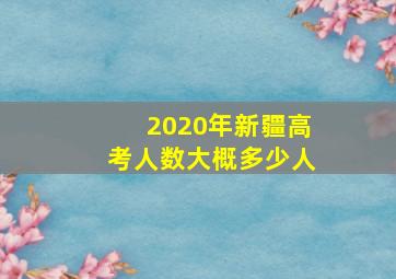 2020年新疆高考人数大概多少人