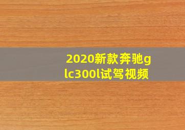 2020新款奔驰glc300l试驾视频