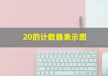 20的计数器表示图