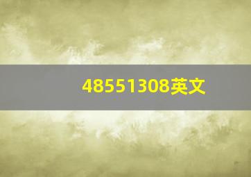 48551308英文