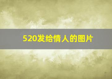 520发给情人的图片