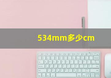 534mm多少cm