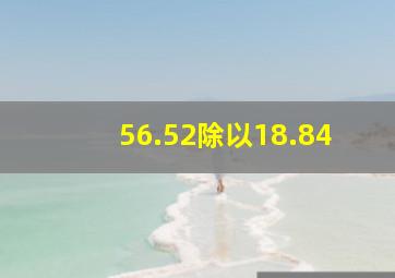 56.52除以18.84