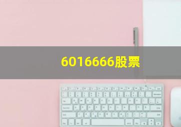 6016666股票