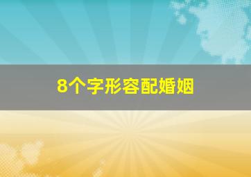 8个字形容配婚姻