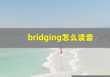 bridging怎么读音