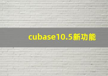 cubase10.5新功能