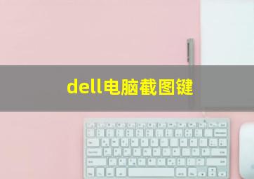 dell电脑截图键