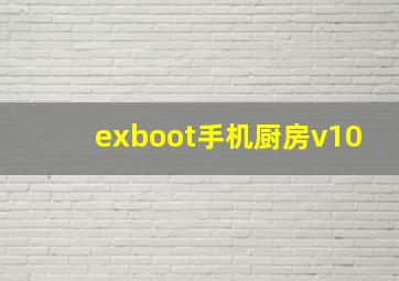 exboot手机厨房v10