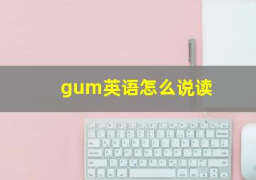 gum英语怎么说读