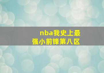 nba我史上最强小前锋第八区