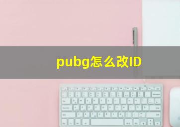 pubg怎么改ID