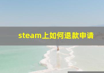 steam上如何退款申请