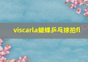 viscarla蝴蝶乒乓球拍fl