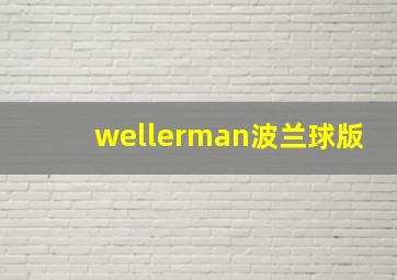 wellerman波兰球版