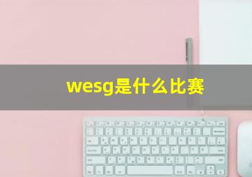 wesg是什么比赛