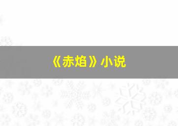 《赤焰》小说