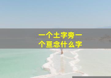 一个土字旁一个亘念什么字