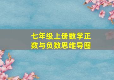 七年级上册数学正数与负数思维导图