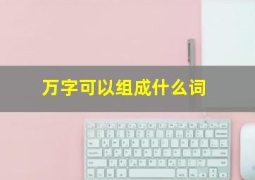 万字可以组成什么词