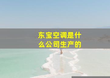 东宝空调是什么公司生产的