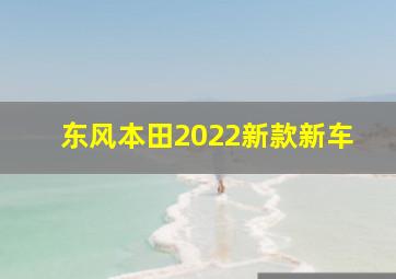 东风本田2022新款新车