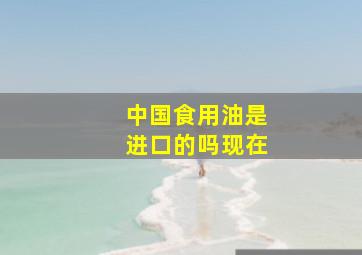 中国食用油是进口的吗现在