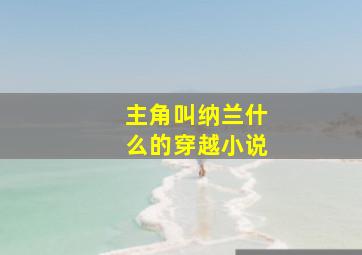 主角叫纳兰什么的穿越小说