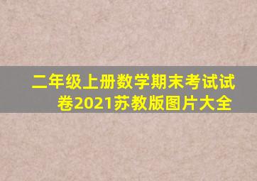 二年级上册数学期末考试试卷2021苏教版图片大全