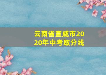 云南省宣威市2020年中考取分线