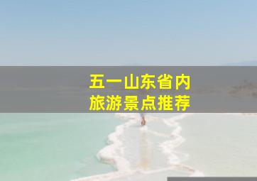 五一山东省内旅游景点推荐