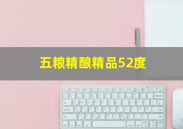 五粮精酿精品52度