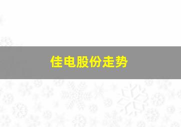 佳电股份走势