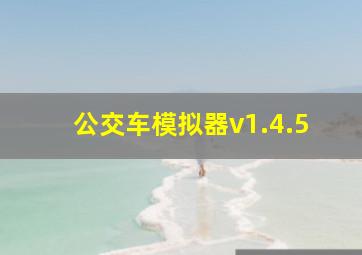 公交车模拟器v1.4.5