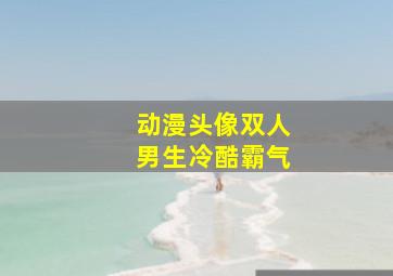 动漫头像双人男生冷酷霸气