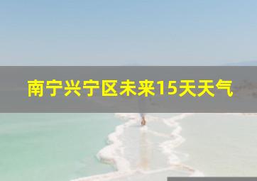 南宁兴宁区未来15天天气