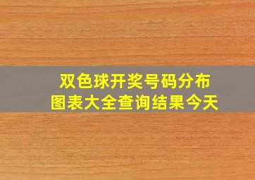 双色球开奖号码分布图表大全查询结果今天