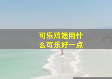 可乐鸡翅用什么可乐好一点