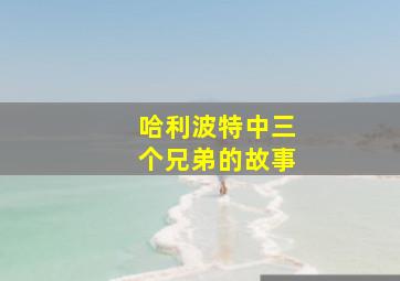 哈利波特中三个兄弟的故事