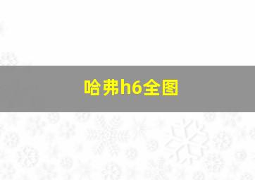 哈弗h6全图