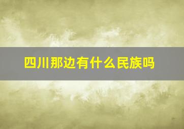 四川那边有什么民族吗