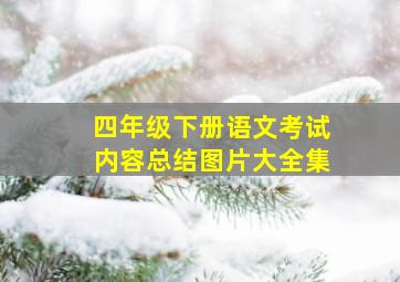 四年级下册语文考试内容总结图片大全集