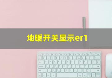 地暖开关显示er1