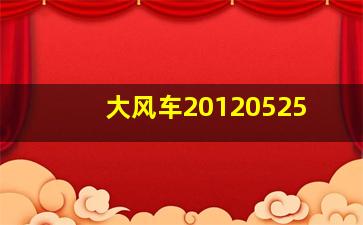 大风车20120525