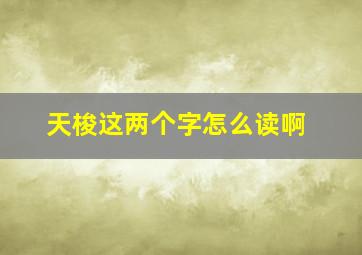 天梭这两个字怎么读啊